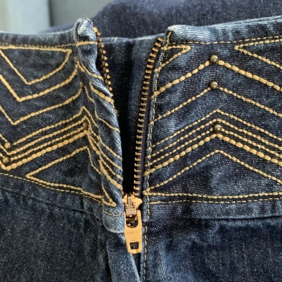 Liz Claiborne A-Line Denim Skirt Size 14. #221 - Picture 4 of 10